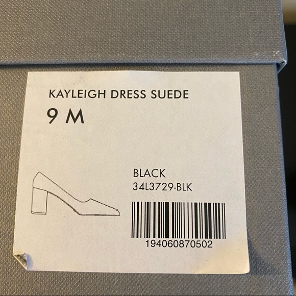 Aquatalia Kayleigh Black Suede Pump - Picture 8 of 9